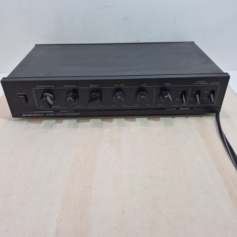 Archer Super Video Processor Model 15-1276 Vintage Radio Shack Black